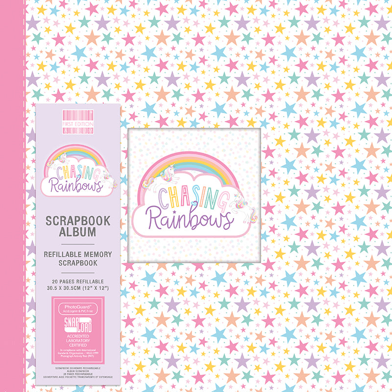 First Edition 12x12 Album - Chasing Rainbows Stars – DRKCrafts