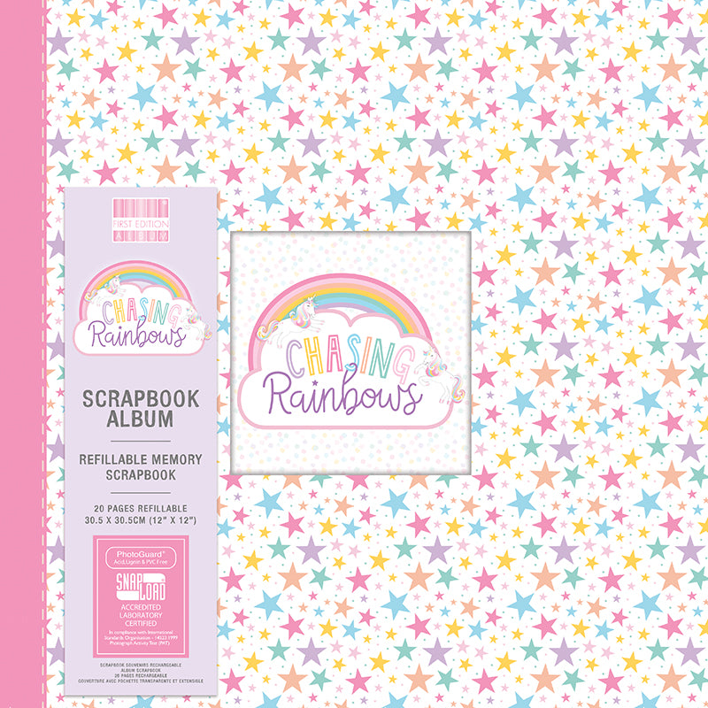 First Edition 12x12 Album - Chasing Rainbows Stars