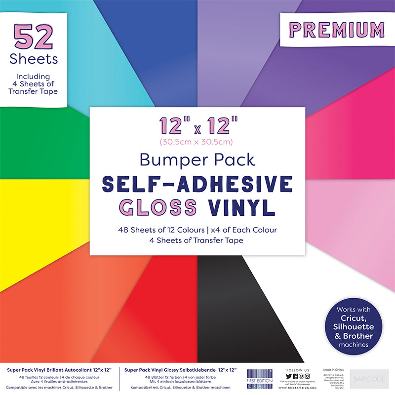 First Edition Self Adhesive 12x12 Inch Gloss Vinyl