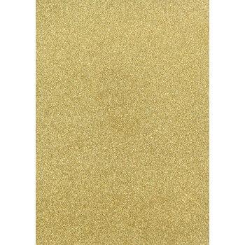 Trimits Glitter Felt 30x23cm Gold x 10