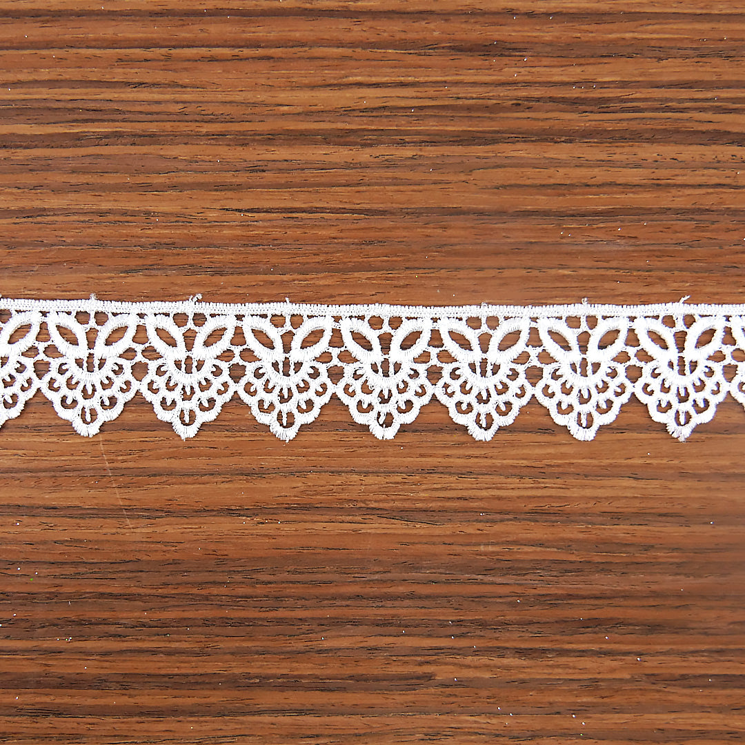 Guipure Trim 1.5" wide White 5 metres