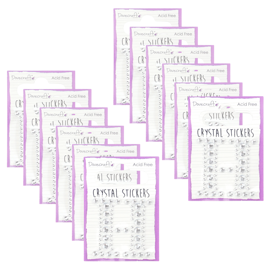 Dovecraft Crystal Stickers H