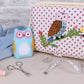 Sewing Box Medium A/Owl