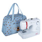 Hobby Gift Sewing Machine Bag Blue Bees