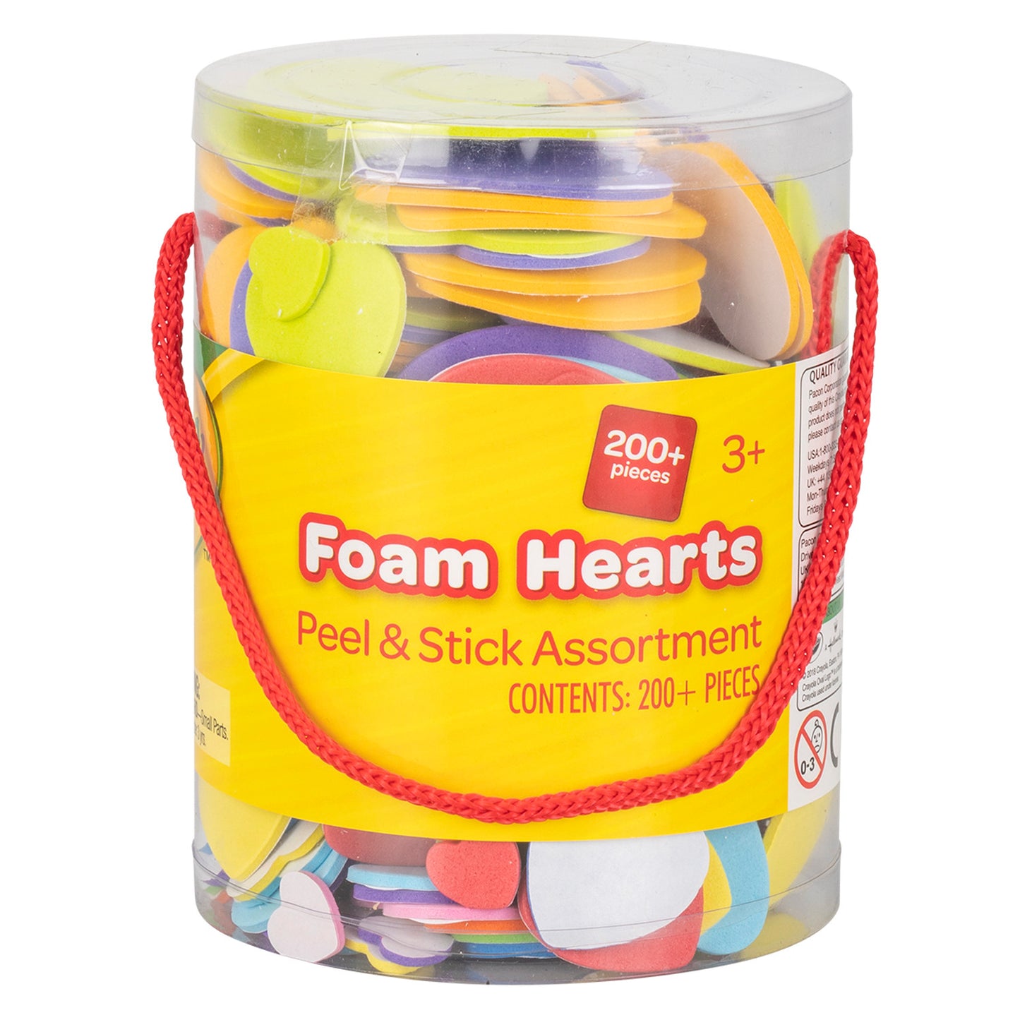 Crayola Foam Hearts Shapes Tub