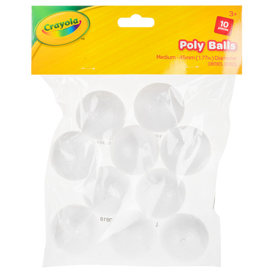 Crayola Poly Balls Medium 10pc