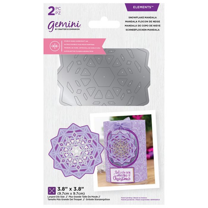 Gemini Double - Sided Dies - Snowflake Mandala