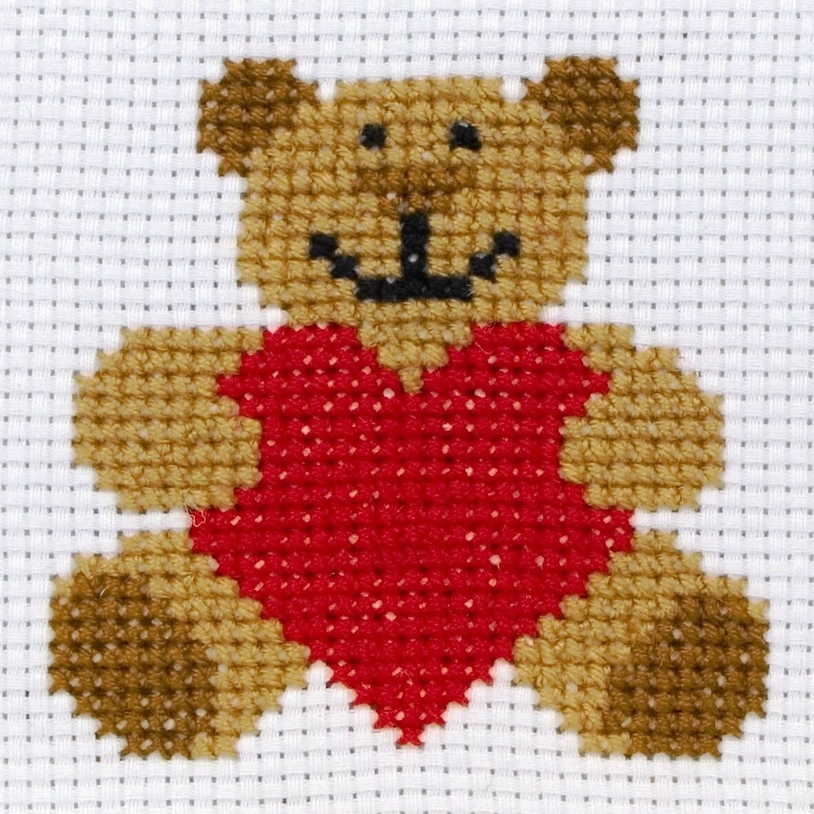 Anchor 1st Kit - Starter - Counted Cross Stitch - Ed - Teddy