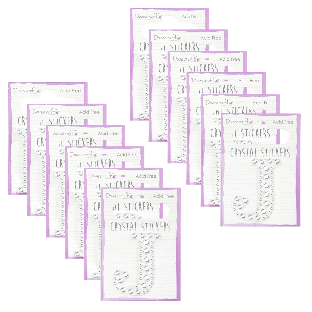 Dovecraft Crystal Stickers J