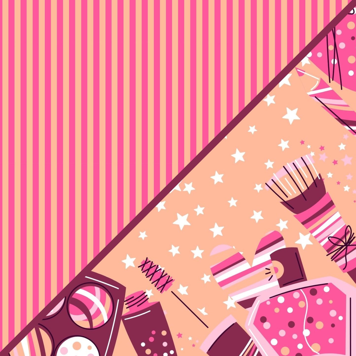 Digital Kit A4 Papers Glam Girl - 12 designs