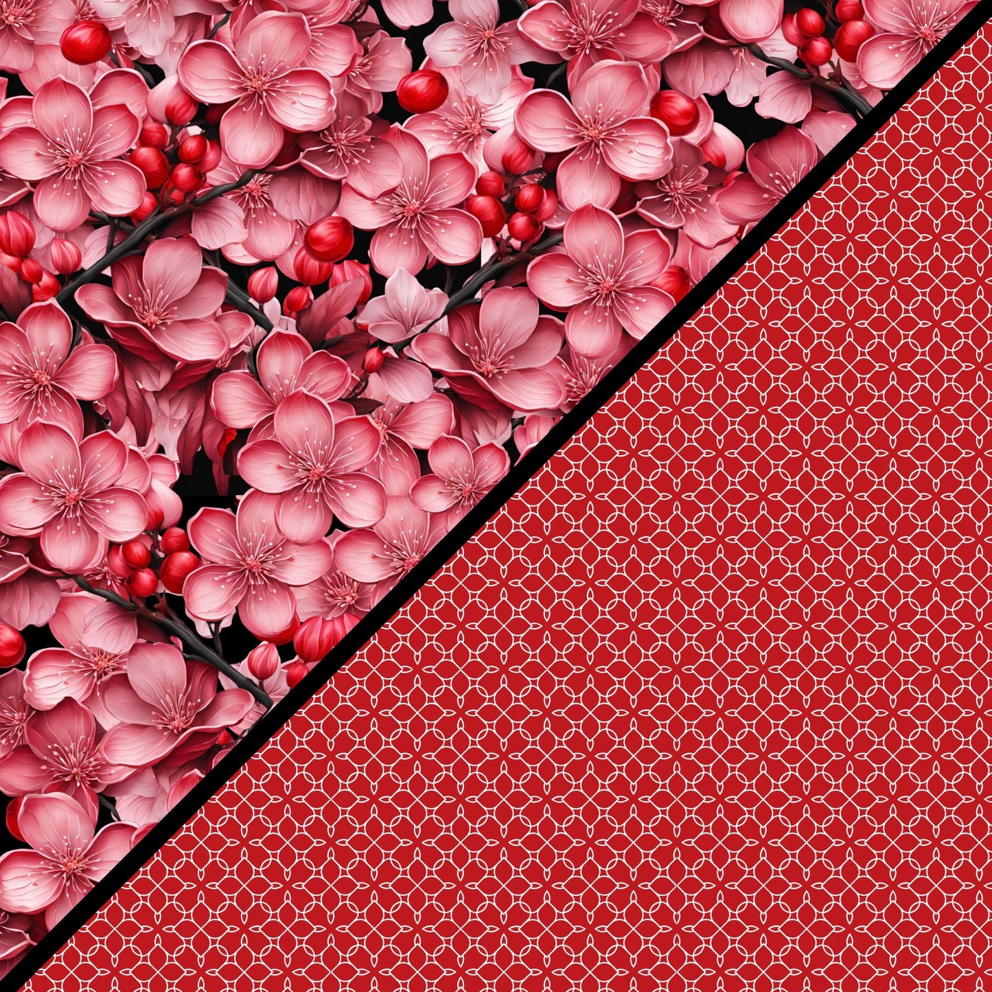 Digital Kit A4 Papers Cherry Blossom Grove - 12 designs