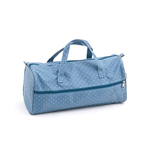 Hobby Gift Knitting Bag Cornflower Mini Polka Dot