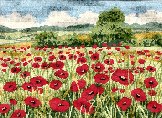 Anchor - Tapestry Kit - Poppy Field - 23 x 30 cm - MR76972