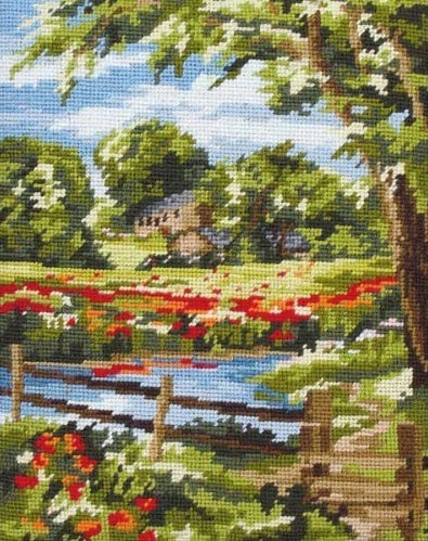 Anchor - Tapestry Kit - Summer Scene - 13 Count - Size: 25 x