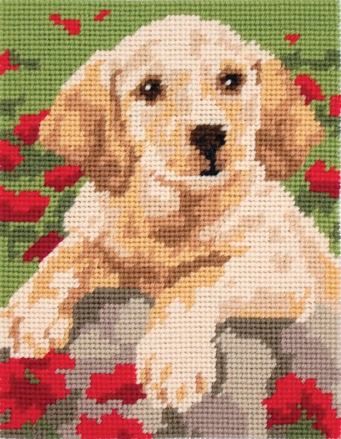 Anchor Starters - Tapestry Kit - Labrador Puppy- 18 x 14 cm