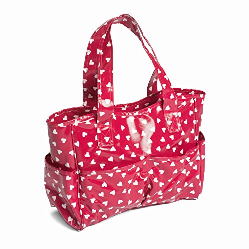 Hobby Gift Craft Bag Matt PVC Raspberry Heart