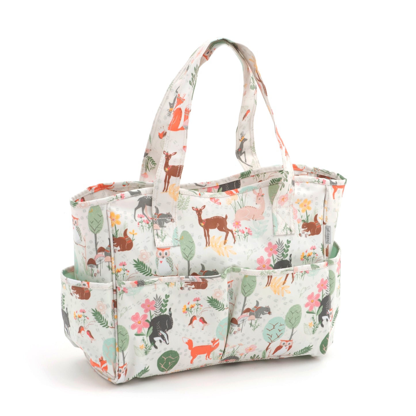 Hobby Gift Craft Bag Matt PVC Woodland