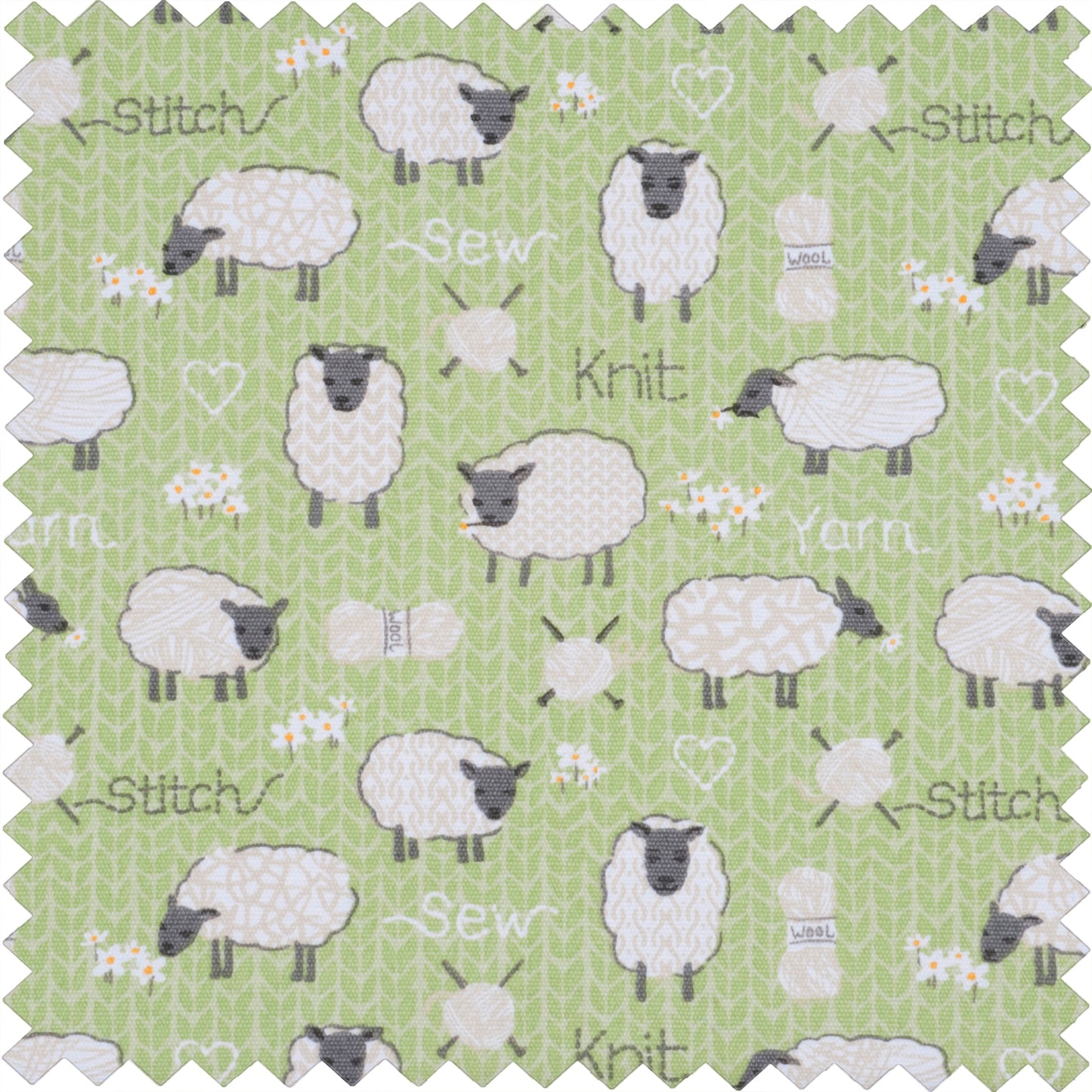 Hobby Gift Sewing Box Square Twin Lid Sheep Design