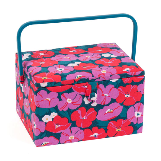 Hobby Gift Sewing Box Large Modern Floral
