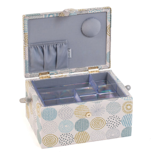 Hobby Gift Sewing Box Medium Stitch Spot Design