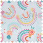 Hobby Gift Wool Holder Matt PVC Rainbow Design