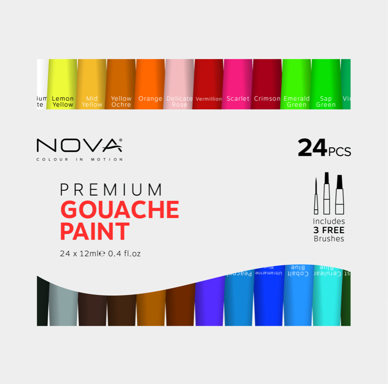 Nova 24 Gouache Paint