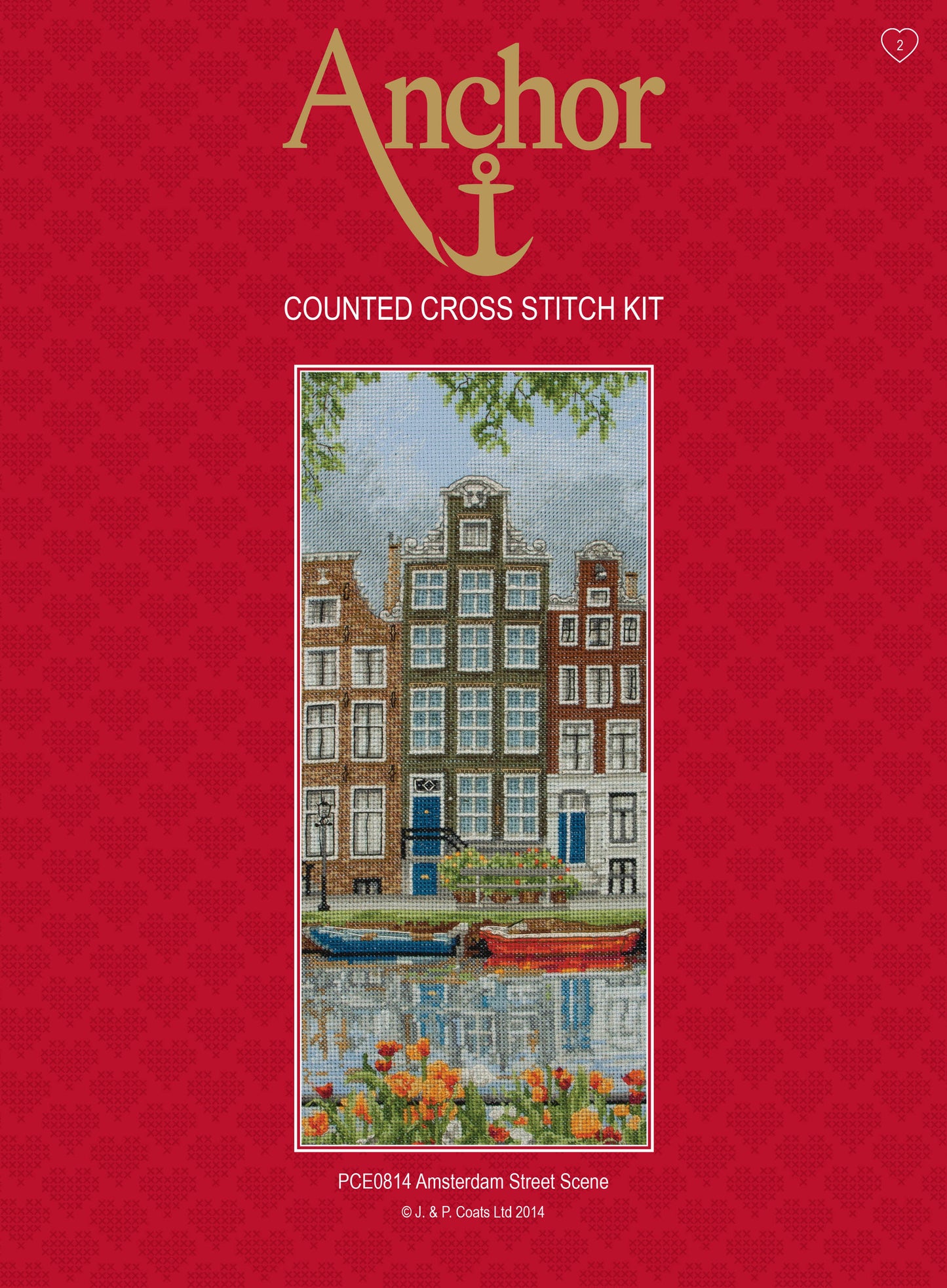 Anchor Counted Cross Stitch Kit Amsterdam Scene