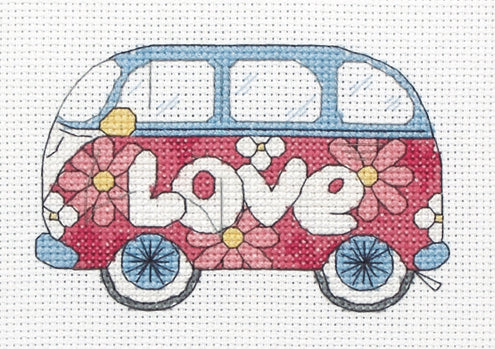 Anchor Counted Cross Stitch Kit Camper Van