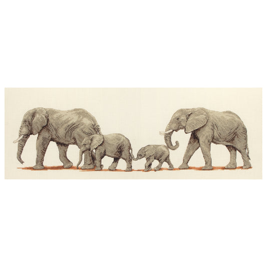Anchor Counted Cross Stitch Kit Elephant Stroll