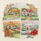 Anchor Counted Cross Stitch Kit Seasonal Cottages