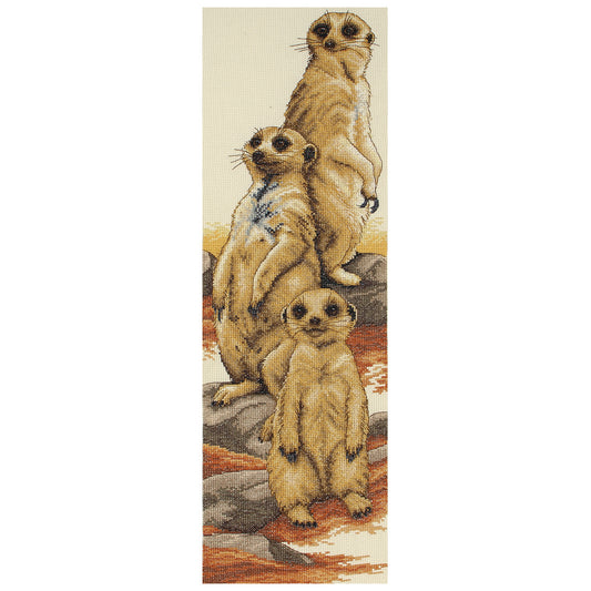 Anchor Counted Cross Stitch Kit Meerkats