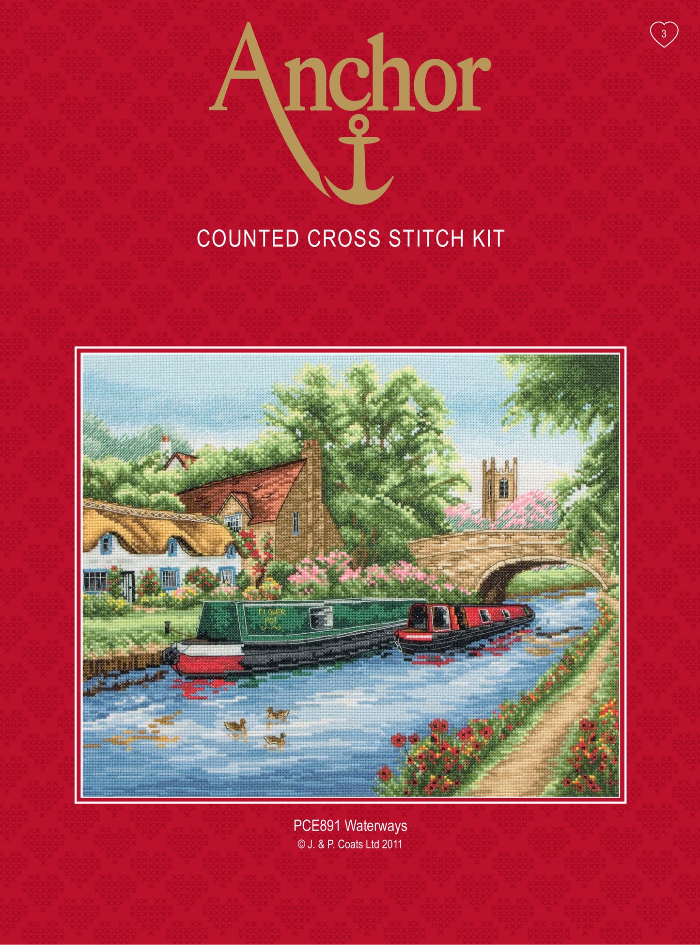 Anchor Counted Cross Stitch Kit Waterways