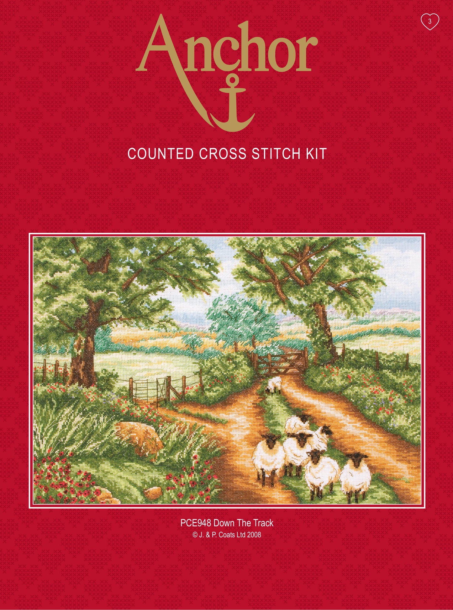 Anchor Counted Cross Stitch Kit Down the Track