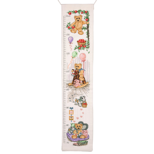 Anchor Counted Cross Stitch Kit Teddy Height Chart