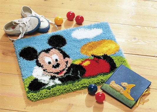 Vervaco - Latch Hook Rug Kit - Mickey Mouse - PN-0014720
