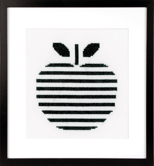 Vervaco Apple On Aida Counted Cross Stitch Kit 7-inch x 7-in