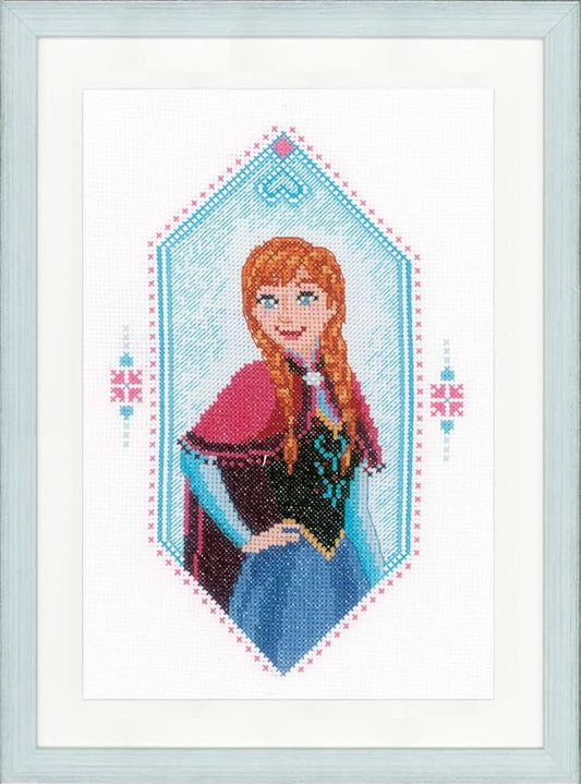 Vervaco - Counted Cross Stitch Kit - Frozen - Anna