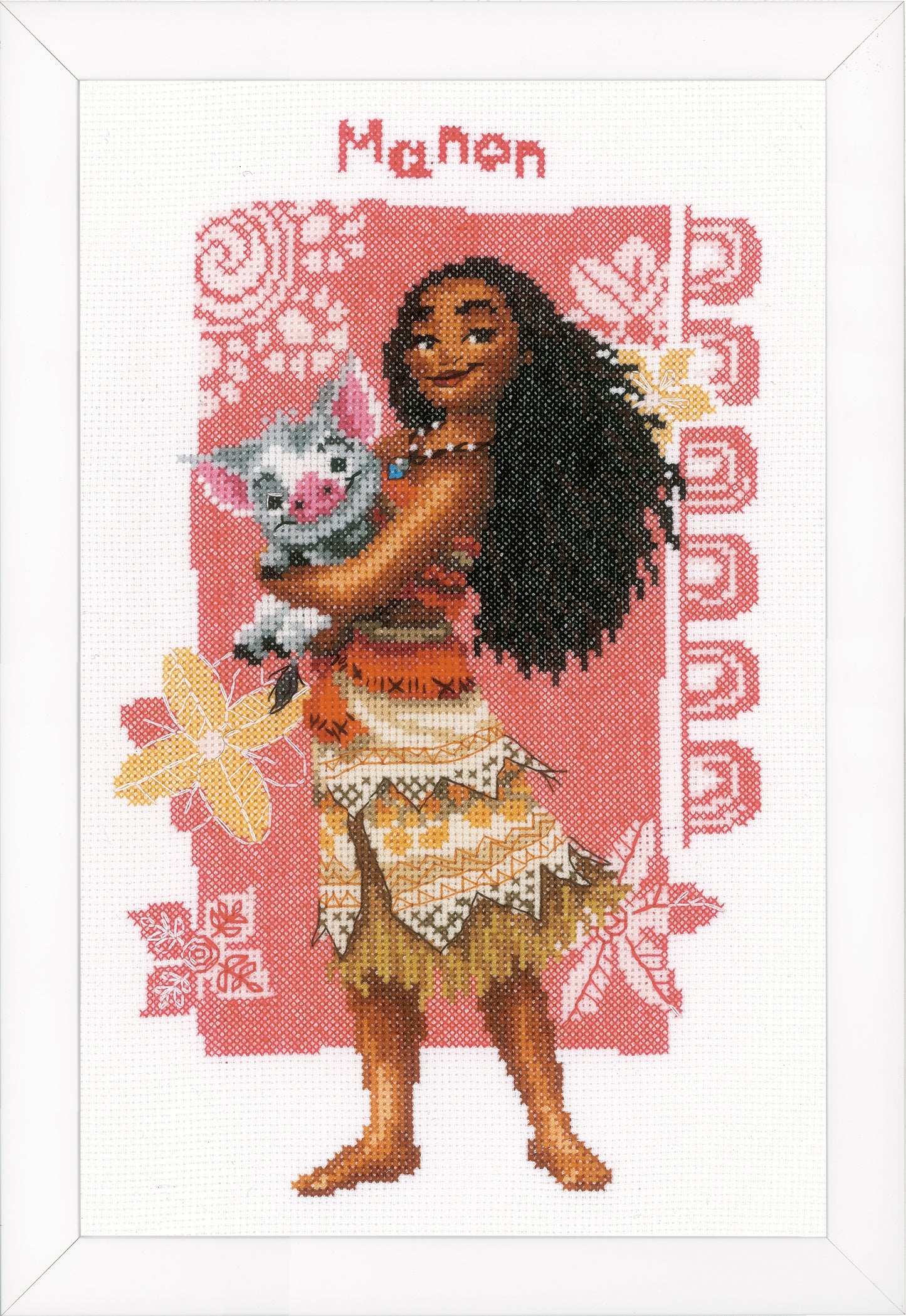 Vervaco - Counted Cross Stitch Kit - Disney's Moana & Pua -