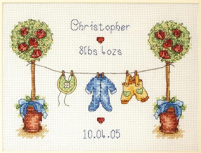 Anchor - Counted Cross Stitch Kit - Birth Sampler - PSC506