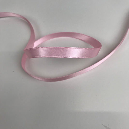 Double side Satin 10mm Ribbon 20 metre reel Pink