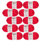 Spiin High Quality Double Knit Yarn - 10x100g Balls Red