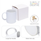 Simply Creative Sublimation Mug 11oz - White