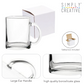Simply Creative Sublimation Mug 11oz - Transparent Glass
