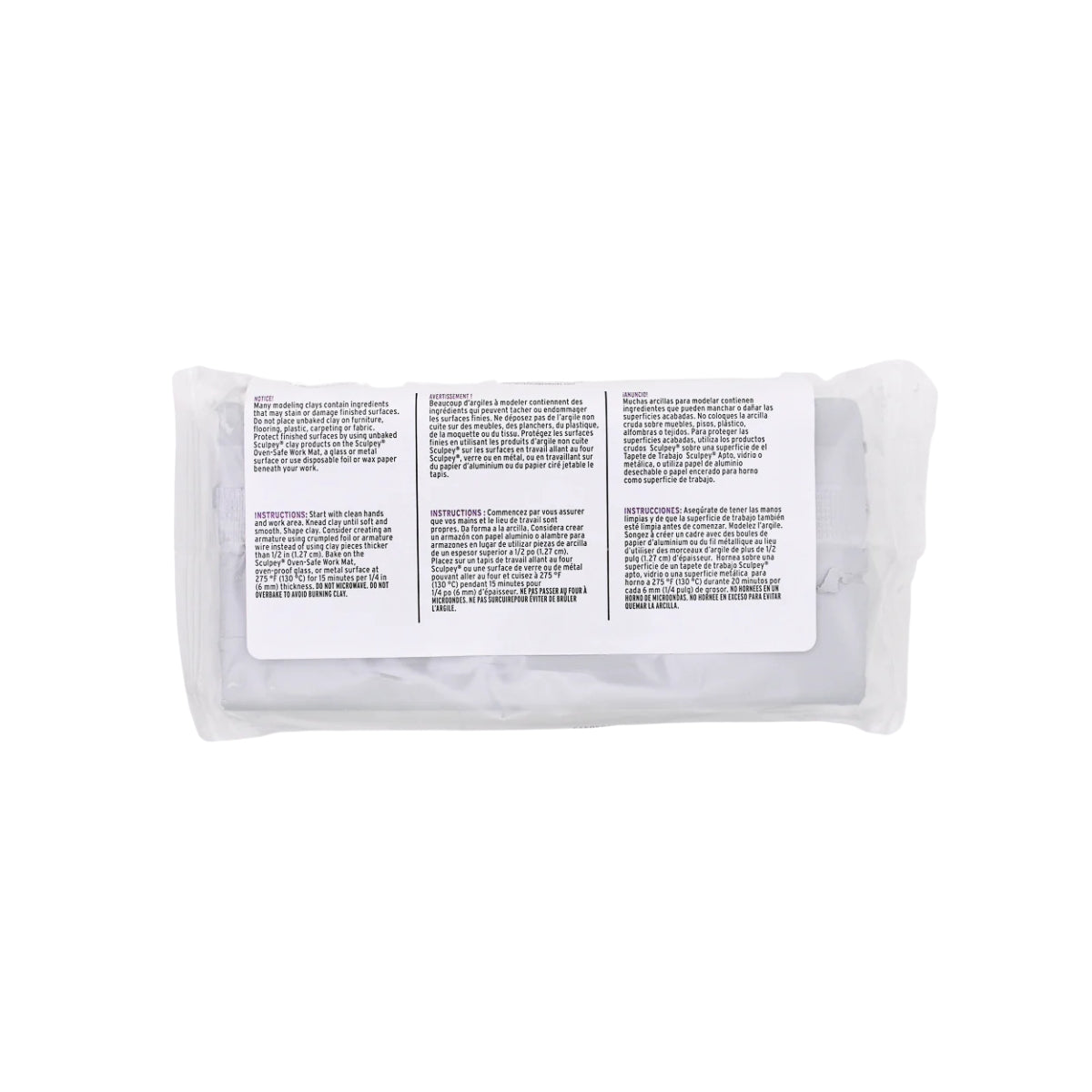 Super Sculpey Flex Soft - Grey 1 lb (454 g)