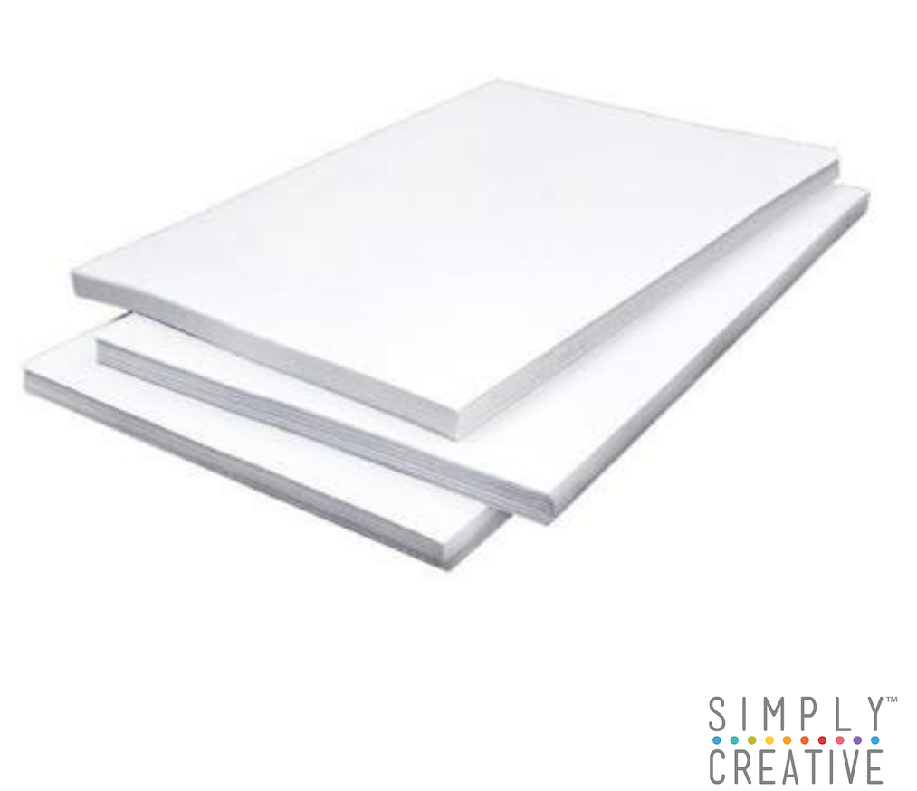 SIMPLY CREATIVE A4 SUBLIMATION PAPER 100 SHEETS PACK 110GSM