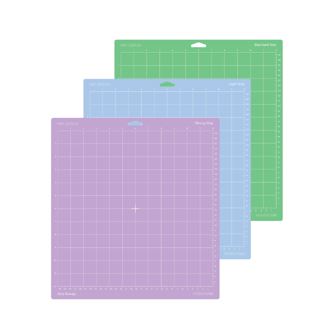 First Edition 12x12 Mixed Grip (standard/strong/light) Cutting mat pack