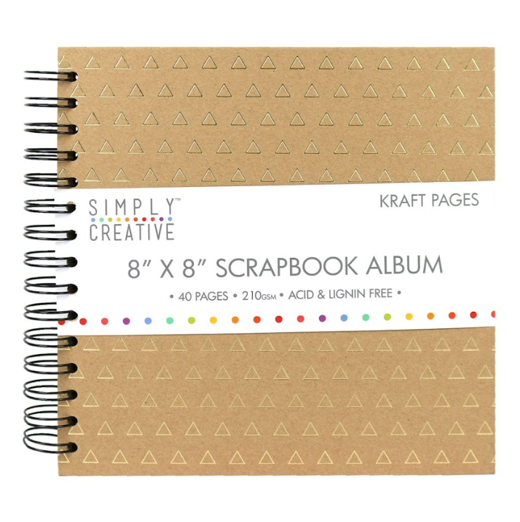 Simply Creative Album 8x8 - Triangles