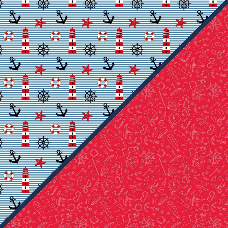 Digital Kit A4 Papers Nautical Nostalgia - 12 designs