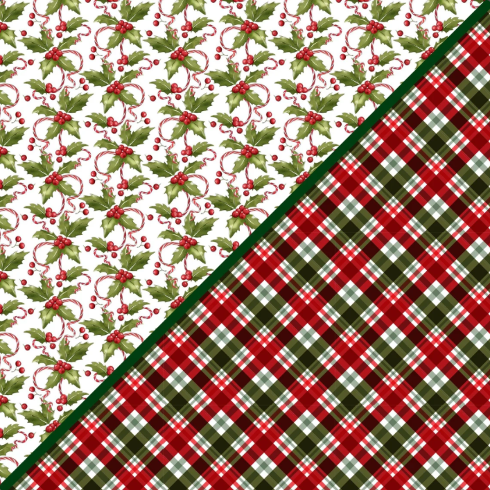 Digital Kit A4 Papers Holly Sprigs - 12 designs