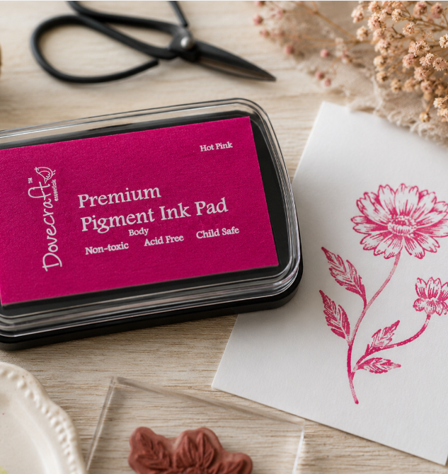 Dovecraft Pigment Ink Pad - Hot Pink